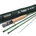 M MAXIMUMCATCH Maxcatch 3-12wt Medium-Fast Action Premier Fly Fishing Rod-IM8 Carbon Blank for High Performance with AA Cork Grip Hard Chromed Guides and Cordura Tube (V-Premier, 9' 5wt)