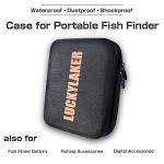 LUCKY Hard Travel Case LUCKYLAKER Handheld Fish Finder Boat Sonar Fishing Finders Transducer Kayak Fish Finder Waterproof for Ice Fishing