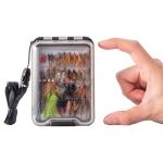 Ansnbo 36 pcs Fly Fishing Flies Kit, Hand Tied Trout Bass Fly Assortment with Fly Box, Dry Wet Nymph Flies Streamers Fly Fishing Lures
