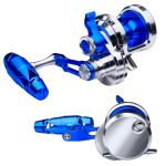 Fishing Jigging Reel Conventional Reels - Lever Drag Saltwater Heavy Duty Deep Ocean Big Game Offshore Round Aluminum Trolling Reel - Saltwater Jigging Fishing Reels JN10R