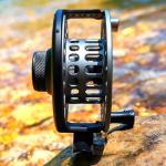 RIFT Breach v2 Fly Fishing Reel, High Capacity Spool, Carbon Disc Drag, Full CNC-Machined Anodized Aluminum Fly Reel, 5/6 Weight, Black, Grey (Black/Grey - Without Line, 5/6wt)