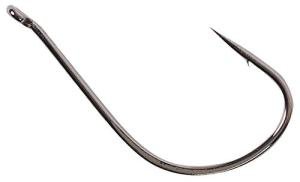 Owner Mosquito Light 10 Pack Fishing Hook, Black, 4