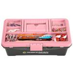 55-Piece Fishing Tackle Set - Tackle Box Includes Sinkers, Hooks, Lures, Bobbers, Swivels, Fishing Line, and More - Fishing Gear by Wakeman (Pink)