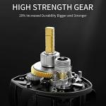 Fishing Baitcasting Reel, Baitcaster Fishing Reels with 18+1BB Stainless Steel Ball Bearings,Magnetic Braking System for Fishing Saltwater Freshwater, Available in 7.2:1 (A:Left-7.2:1)