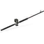 PENN 6’6” Warfare Level Wind Fishing Rod and Reel Conventional Combo, 6’6”, 1 Tubular Fiberglass Fishing Rod with 3 Reel, Durable, Break Resistant and Lightweight