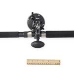 PENN 6’6” Warfare Level Wind Fishing Rod and Reel Conventional Combo, 6’6”, 1 Tubular Fiberglass Fishing Rod with 3 Reel, Durable, Break Resistant and Lightweight