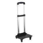 Backpack Trolley Aluminum Alloy 2 Wheels Portable Telescopic Rod Travel Trolley