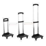 Backpack Trolley Aluminum Alloy 2 Wheels Portable Telescopic Rod Travel Trolley