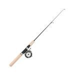 Gernie Ice Fishing Rod Reel Combo, 30 in Fiberglass Rod with Metal Reel, EVA Handle, Ultra-Light, Perfect for Walleye, Perch, Panfish