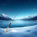 Ice Fishing Rod Combo - Telescopic Fishing Rod, Retractable Winter Fishing Pole, Cold Weather Fishing Rod | Ergonomic Ice Fishing Gear, Portable Rod Combo Suitable for Trout, Walleye and Perch