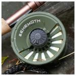 Redington Behemoth Fly Fishing Reel, Multipurpose Fly Reel for Freshwater and Saltwater, Large Arbor and Adjustable Drag, O.D. Green, 5/6