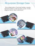 Hlotmeky Small Tackle Box Organizer 4 Pack Mini Tackle Boxes Plastic Fishing Organizer Tackle Storage Containers Kayak Fly Boxes