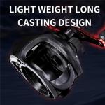 AC Baitcasting Reel Saltwater Freshwater Fishing Reels Max Drag 8KG Light Surf Cast Reel Baitcaster Reels (Right Hand)