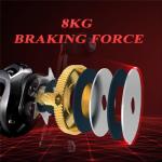 AC Baitcasting Reel Saltwater Freshwater Fishing Reels Max Drag 8KG Light Surf Cast Reel Baitcaster Reels (Right Hand)