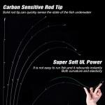 Goture EVA Handle Ultra Light Fishing Casting Rod,2 Piece Ultralight Fishing Rod,Ultralight Medium 5'6'' Fast for Saltwater/Freshwater