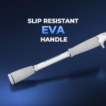 KastKing Centron Lite Baitcasting Fishing Reel Combo 6'0" M Right Handed Reel White