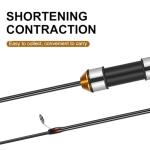 SHINEOFI 1Pc Mini Telescopic Fishing Rod – 25.6" Portable Pocket Fish Pole for Ice Fishing, Compact Collapsible Tackle Tool for Cold Weather Angling & Travel