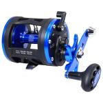 Sougayilang Trolling Reel & Conventional Fishing Reel - Saltwater Level Wind Reel with Smooth Drag, Heavy Duty Boat & Ocean Fishing Reel for Sea Bass, Grouper, Salmon- LDT30-Right Handed