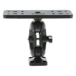 Scotty 0163 Ball-Mount Fish Finder and Universal Mounting Plate , Black , Large