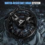 Maxcatch AVID PRO Nymph Fly Reel, CNC-Machined Large Arbor Full Frame Fly Fishing Reel for Euro Nymph (Matte Black, 3/5wt)