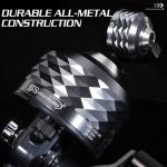 Sougayilang Spincast Fishing Reel, Easy to Use Push Button Casting Design，High Speed 3.9 :1，All-Metal Gears, Changeable Right/Left-Hand Retrieve, Includes Monofilament Line