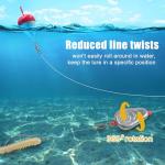 No Roll Sinker Fishing Weights,Flat Inline Sinkers Weights No Snag Slip Sinkers Saltwater Surf Fishing Weights Gear Tackle for Catfish Rig