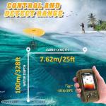 LUCKY Wireless Handheld Fish Finders Boat Wired Transducer Fishing Finder Sensor Sonar Waterproof Portable Depth Finders for Ice Fishing Sea Fishing Kayak
