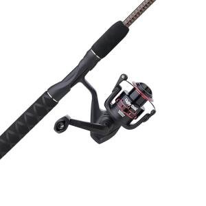 Ugly Stik GX2 Spinning Reel and 7' Fishing Rod Combo Travel Kit, Includes Cloth Travel Bag, 4-Piece, Graphite and Fiberglass Rod with Clear Tip Design