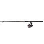 Ugly Stik GX2 Spinning Reel and 7' Fishing Rod Combo Travel Kit, Includes Cloth Travel Bag, 4-Piece, Graphite and Fiberglass Rod with Clear Tip Design