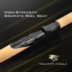 KastKing Valiant Eagle Passage Spinning Rods,6'6"-M-4pcs