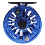 Raprance Fly Fishing Reel,CNC-Machined Aluminum Alloy Fly Reel Large Arbor Fly Reel, 3/4, 5/6, 7/8 wt Blue(5/6wt)