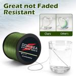 Dorisea Extreme Braid 100% Pe Black Braided Fishing Line 109Yards-2187Yards 6-550Lb Test Fishing Wire Fishing String Incredible Superline Zero Stretch (100m/109Yards 100lb/0.55mm)