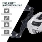 Fishing Reel CC Baitcast Baitcasting Reels Right Hand Baitcast Reel 7.1:1 Gear Ratio 18LB Max Drag Aluminum Magnesium Gear 0.35lb Weight for Saltwater and Freshwater Bass