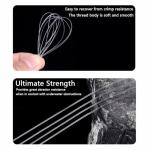 Clear Fishing Line, 656ft Nylon Fishing Wire String, Clear Beading String Cord for Hanging Decorations, Beading and Crafts