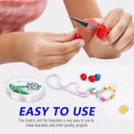 Clear Fishing Line, 656ft Nylon Fishing Wire String, Clear Beading String Cord for Hanging Decorations, Beading and Crafts