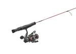 St. Croix Rods Panfish Ice Fishing Rod & Reel Spinning Combo - 32" Light (PFI32L-C), Black
