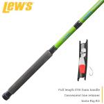 Lew's Crappie Thunder Telescopic Rod, 12-Foot 4-Piece Fishing Rod, Light Power, Fast Action, Premium Fiberglass Blank, EVA Foam Handle, Crappie Thunder Green