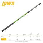 Lew's Crappie Thunder Telescopic Rod, 12-Foot 4-Piece Fishing Rod, Light Power, Fast Action, Premium Fiberglass Blank, EVA Foam Handle, Crappie Thunder Green