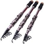 Sougayilang Fishing Rod and Reel Combos - Carbon Fiber Telescopic Fishing Pole - Spinning Reel 12 +1 BB with Carrying Case for Saltwater and Freshwater Fishing Gear Kit-S1.8+20
