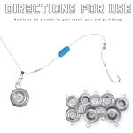 Pfeibk Fishing Weights Sinkers Disc Sinkers, Coin Fishing Sinkers Surf Fishing Weights Saltwater Bottom Fishing Trolling Catfish Weights, Heavy Fish Weight 1oz 2oz 3oz 4oz 5oz (10pcs 1oz)