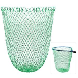 Dovesun Fishing Net Fish Landing Net Foldable Fishing Replacement Net for Freshwater Saltwater Fishing Net Replacement Netting Green Color Handle/Frame Not Included