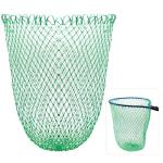 Dovesun Fishing Net Fish Landing Net Foldable Fishing Replacement Net for Freshwater Saltwater Fishing Net Replacement Netting Green Color Handle/Frame Not Included