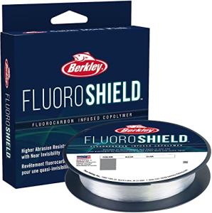 Berkley FluoroShieldâ„¢, Clear, 4lb | 1.8kg, 300yd | 274m Fishing Line, Suitable for Freshwater Environments, Ocean Blue