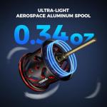 KastKing Royale Legend Fishing Reel, Ultra-Light Aluminum Spool, Corrosion Resistant, Shallow Compatible With Royale Legend II/GT Baitcasting Reels, Black