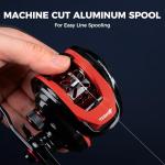 KastKing Royale Legend Fishing Reel, Ultra-Light Aluminum Spool, Corrosion Resistant, Shallow Compatible With Royale Legend II/GT Baitcasting Reels, Black