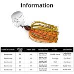 MadBite by KastKing Bladed Jig Fishing Lures, 5 pc Multi-Color Kits, Irresistible Vibrating Action, Sticky-Sharp Heavy-Wire Needle Point Hooks, Popular 3/8 oz Sizes, Includes Storage Box