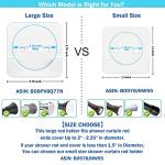 Shower Curtain Rod Holder for Wall Mount | Adhesive Shower Tension Rod Retainer for Tile | No Drilling | Stick On | 2 Pack, White (Shower Curtain Rod Not Included)