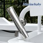 Marinebaby (2X) 316 Stainless Tournament Style Boat Fishing Holder Clamp on Fishing Rod Holder for Boat 1-1/4" to 2" Rail Gimbal Pin at Bottom