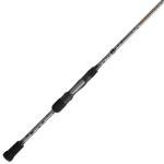 Abu Garcia 6'6" Vengeance Spinning Fishing Rod, 2-Piece Rod, Medium Rod Power, Fast Action, Custom Ergonomic Reel Seat, Comfortable EVA Handle, 24-Ton Graphite Blank