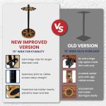 Rush Creek Creations 24 Rod Fishing Pole Holder - 360° Rotating Rack for Garage Organization and Storage, Reels, Gear, Accessories, Tackle Box